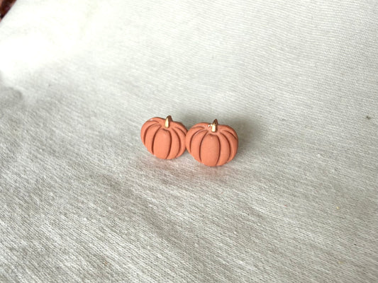 Mini Pumpkin (stud or hoop)