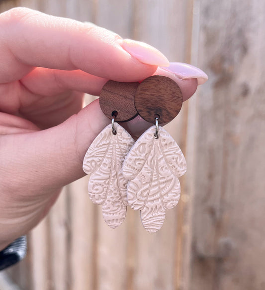 Boho Clay Dangles