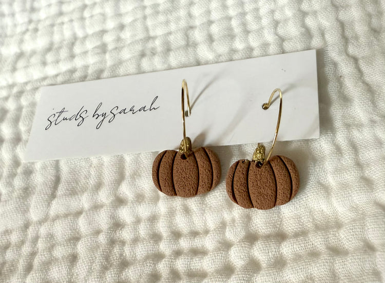 Clay Pumpkin Hoops (multiple styles)