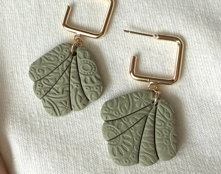 Textured Fan Dangles