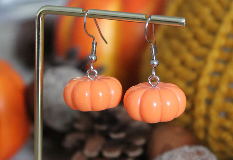 Plump Pumpkin Dangles