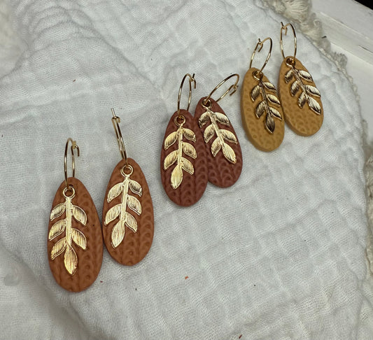 Knitted Angela Hoops