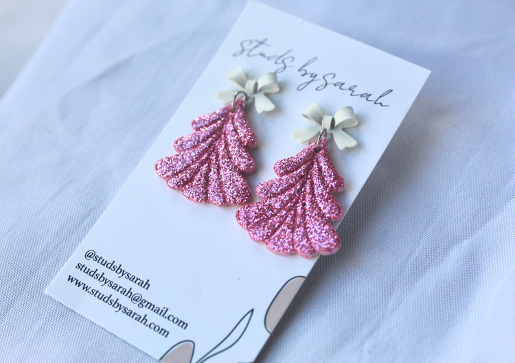 Glitter Flared Trees