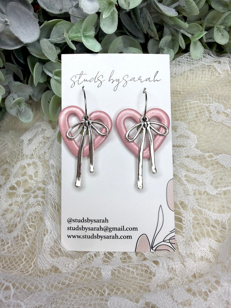 Hollowed Hearts with Bow Hoops