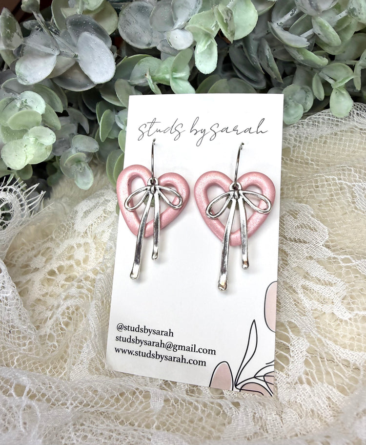 Hollowed Hearts with Bow Hoops