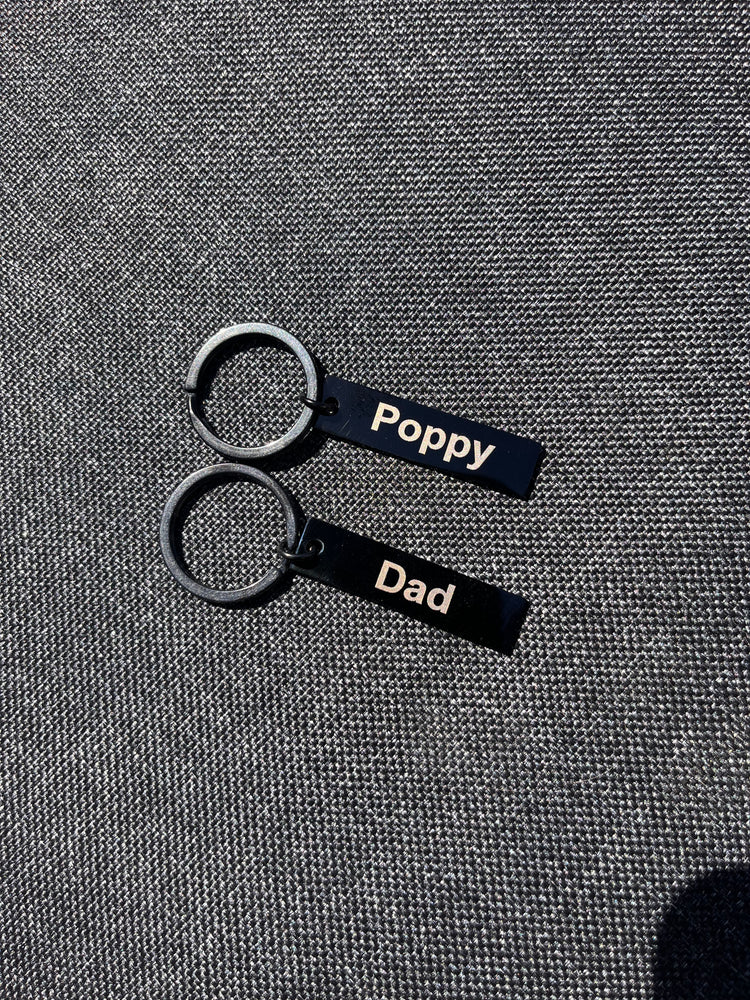 Father's Day Tag Keychain