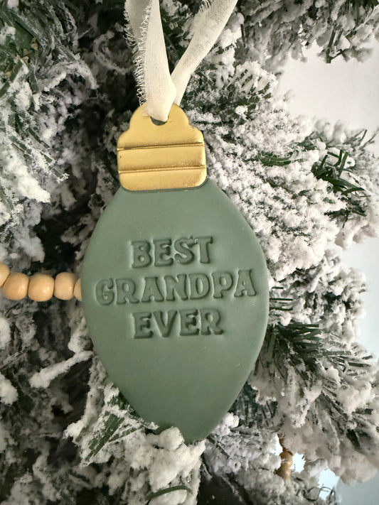 Best Grandpa Ever Ornament