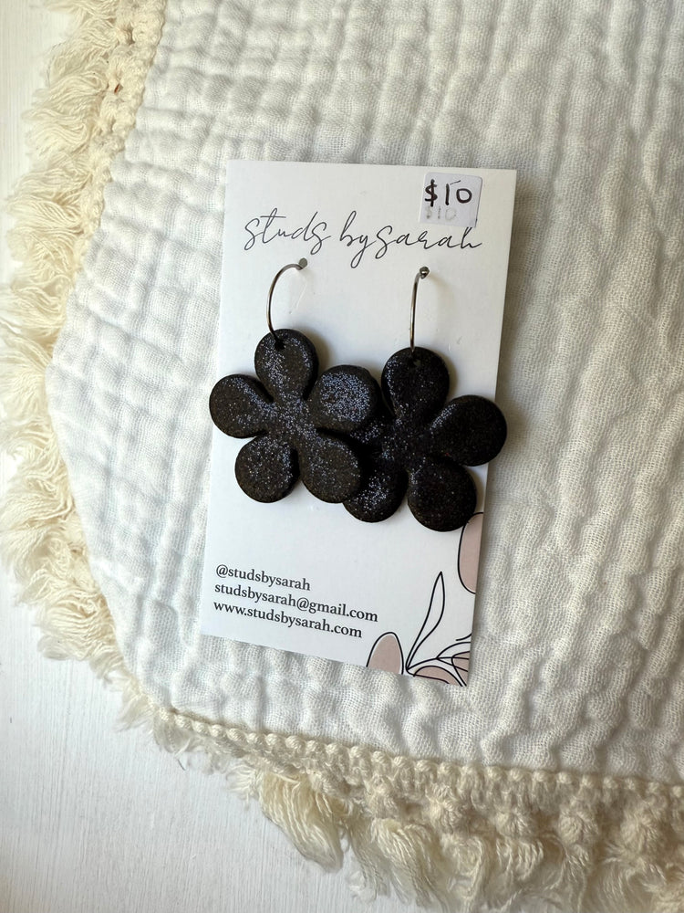 Statement Glitter Hoops