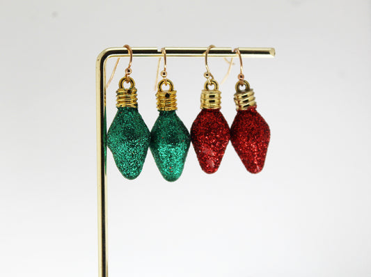 Glitter Christmas Bulbs