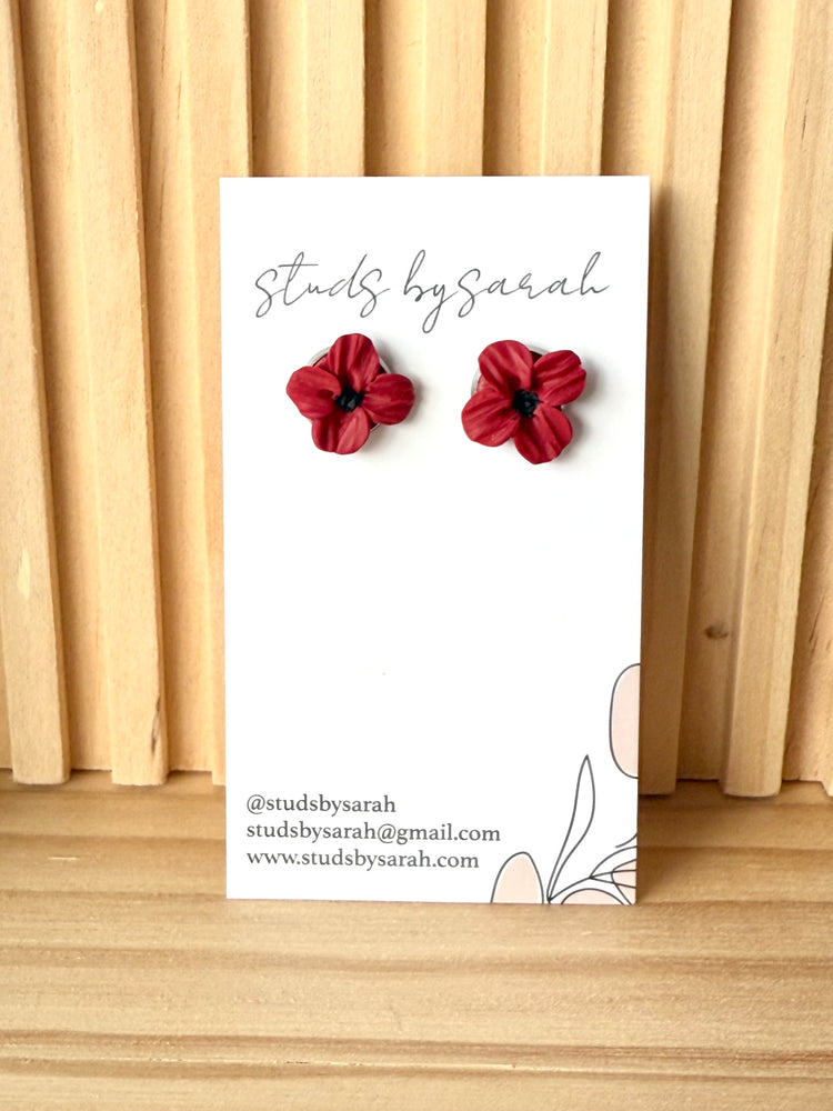 Small Clay Poppies (Textured)