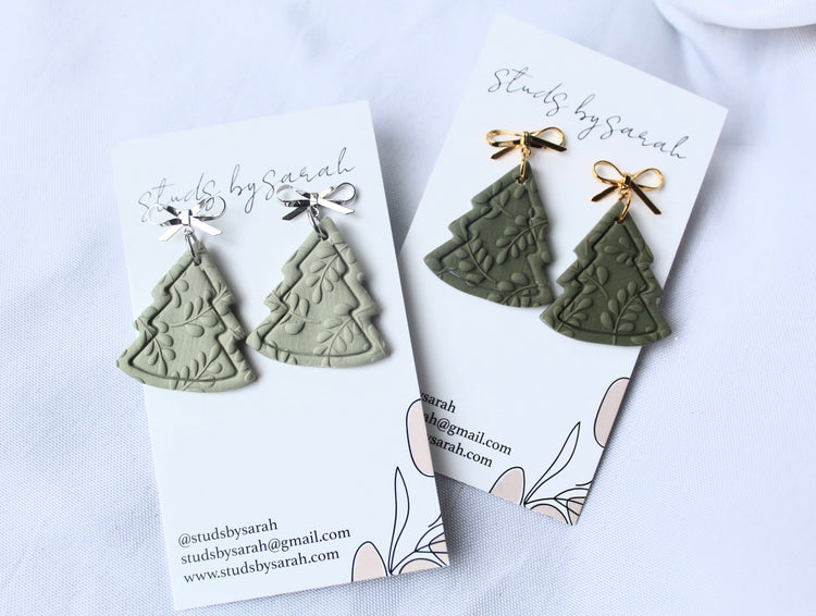 Fern Textured Christmas Trees