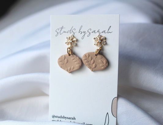 Neutral Fern Ornaments