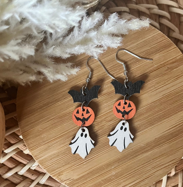 Halloween Wooden Dangles