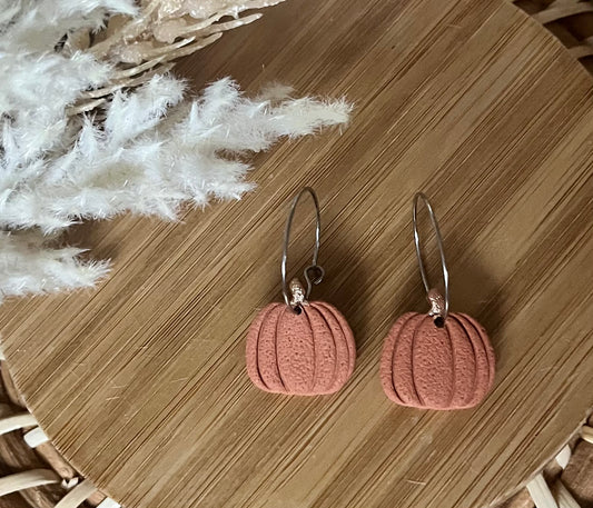 Clay Pumpkin Hoops