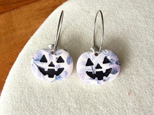 Floral Print Jack-o-Lantern