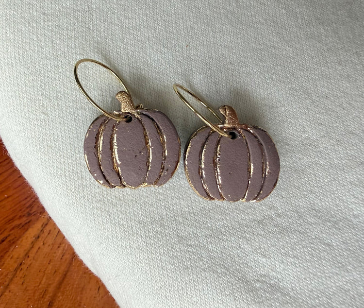 Foil Pumpkin Hoops