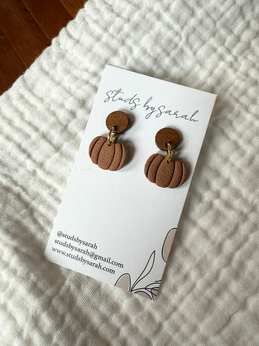 Wooden Pumpkin Drops