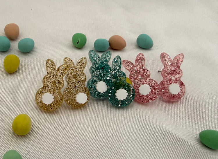 Acrylic Glitter Bunnies