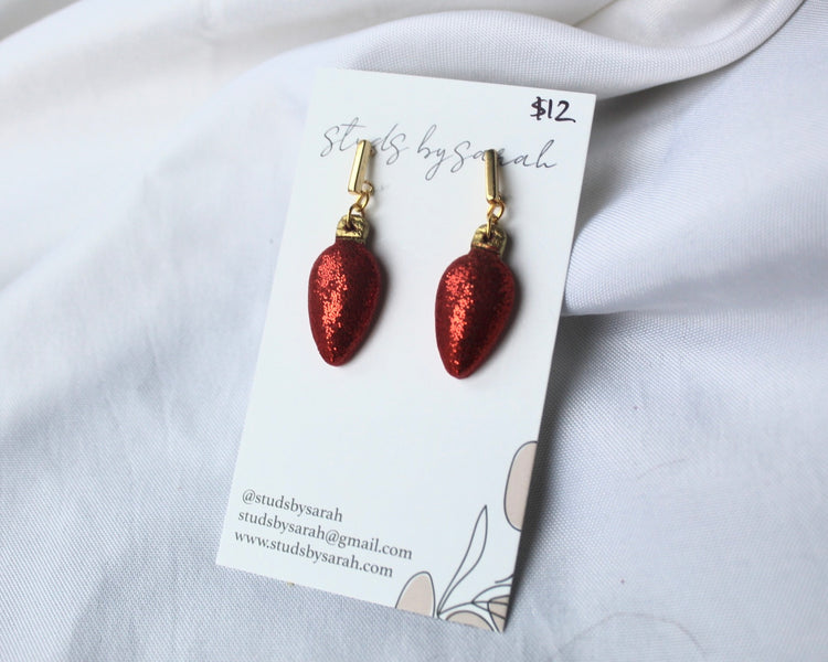 Clay Christmas Bulbs