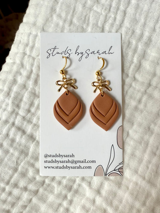 Bow Top Ella Dangles