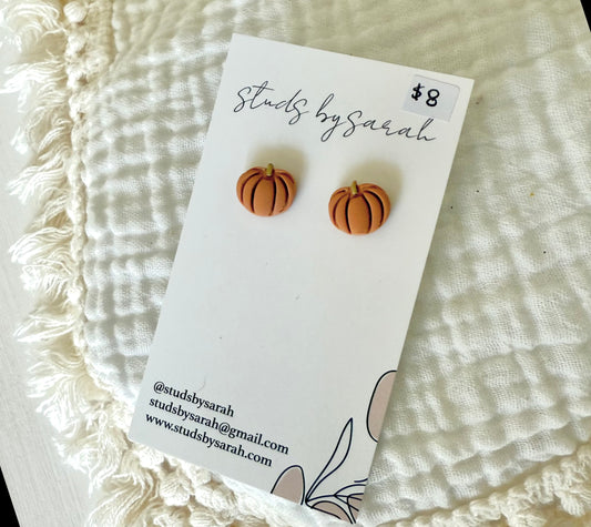 Mini Pumpkin Studs