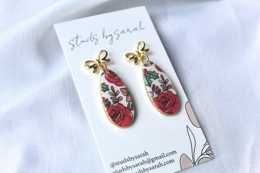 Christmas Floral Drops