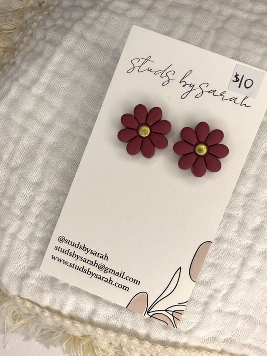 Fall Flower Stud 4