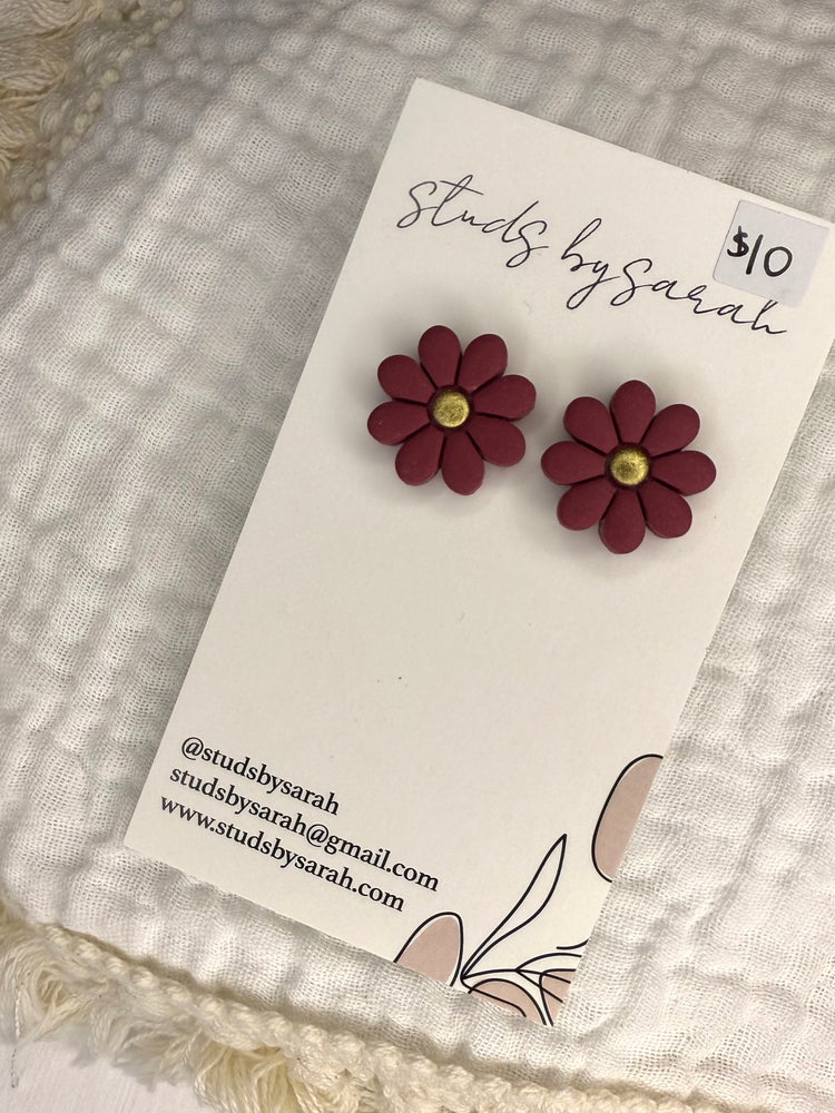 Fall Flower Stud 4