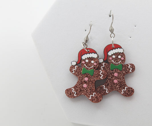 Statement Gingerbread Dangles