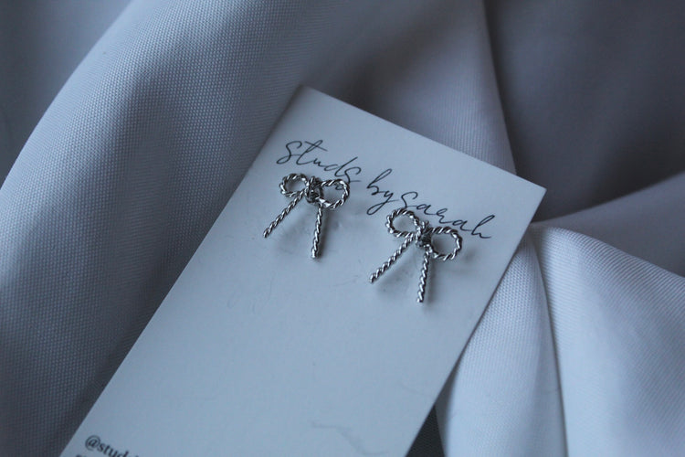 Knotted Bow Studs