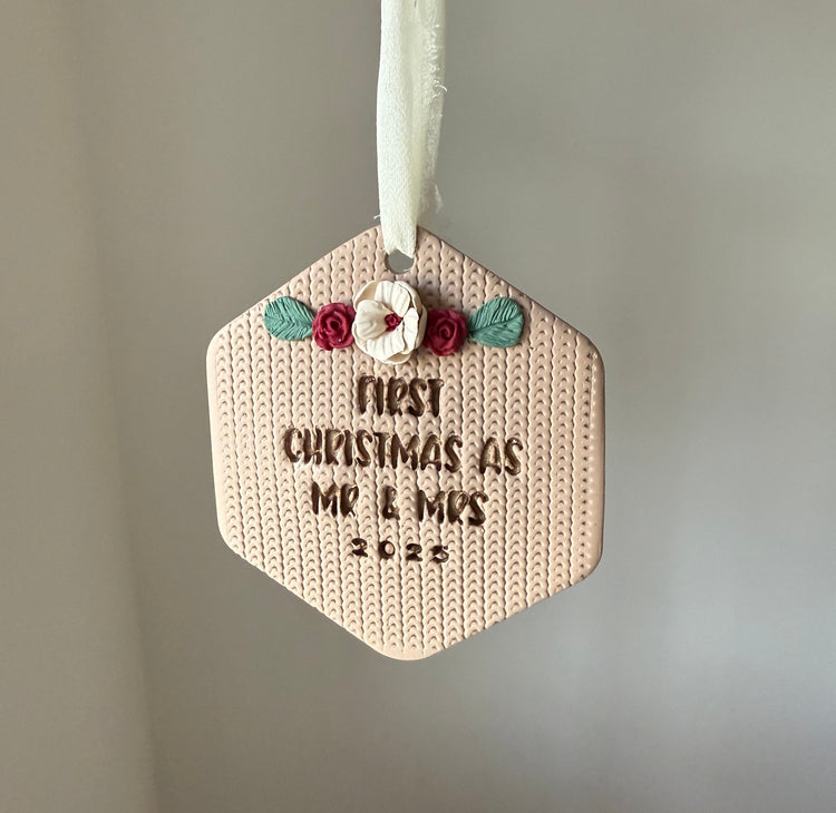 First Christmas as Mr & Mrs Ornament