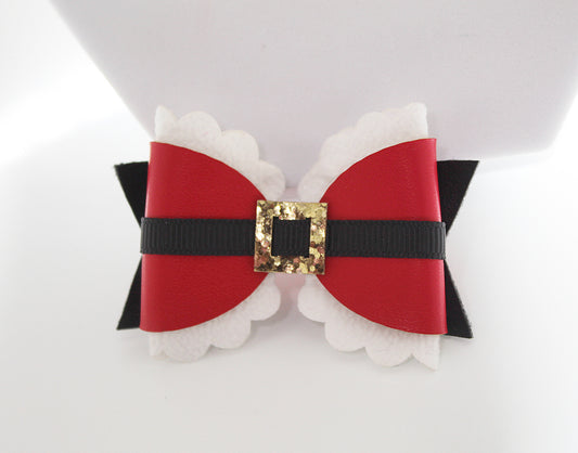 Santa's Belt Bow