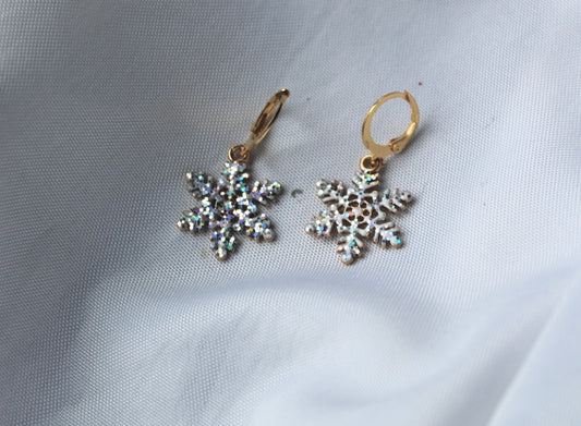 Glam Snowflake Dangles