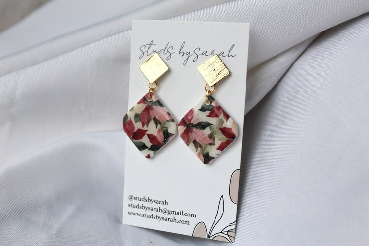 Christmas Print Dangles