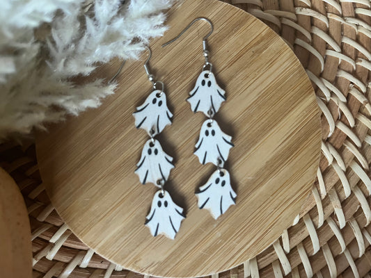 Ghost Wooden Dangles