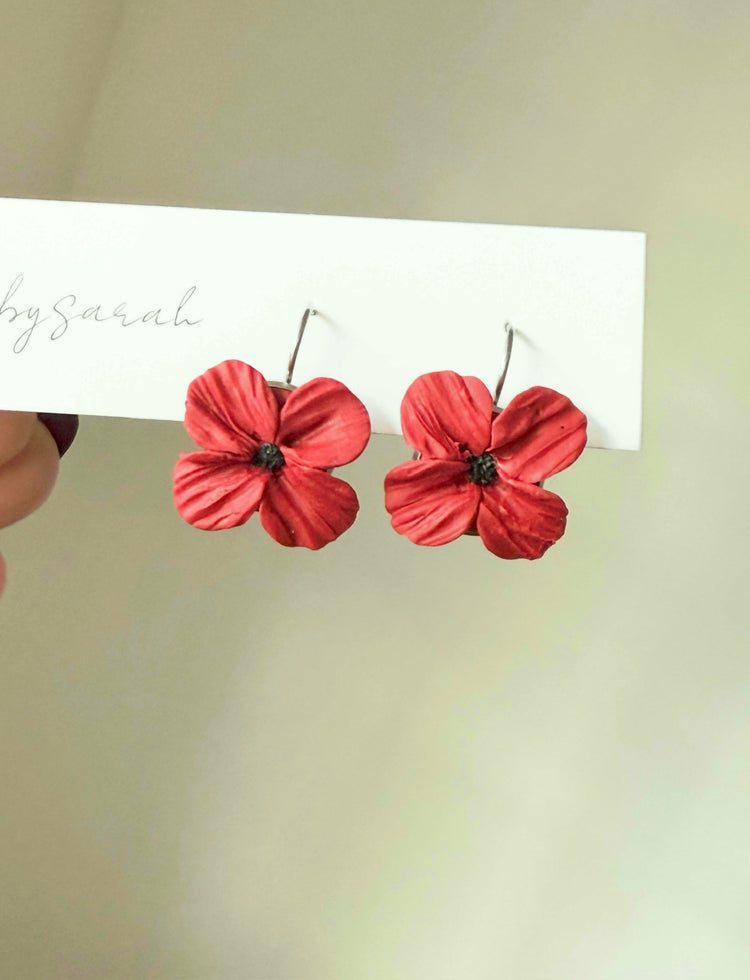 Large Clay Poppies (Textured)