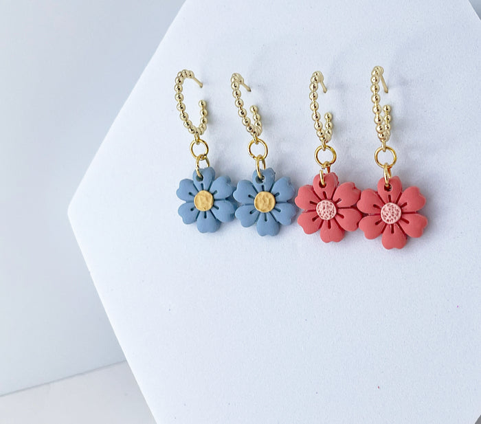 Beaded Flower Drops