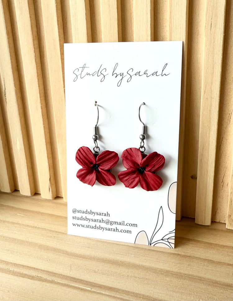 Large Clay Poppies (Textured)