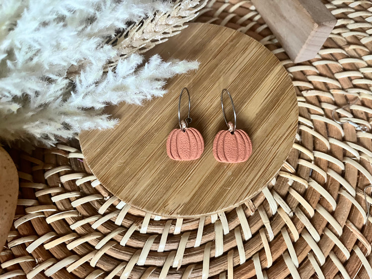 Clay Pumpkin Hoops