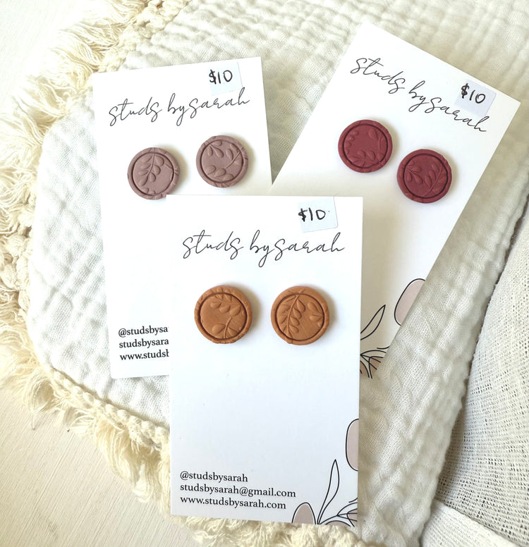 Embossed Studs (multiple shapes)