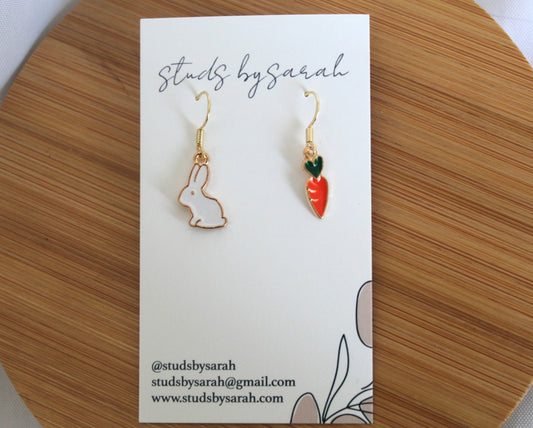 Carrot & Bunny Dangles