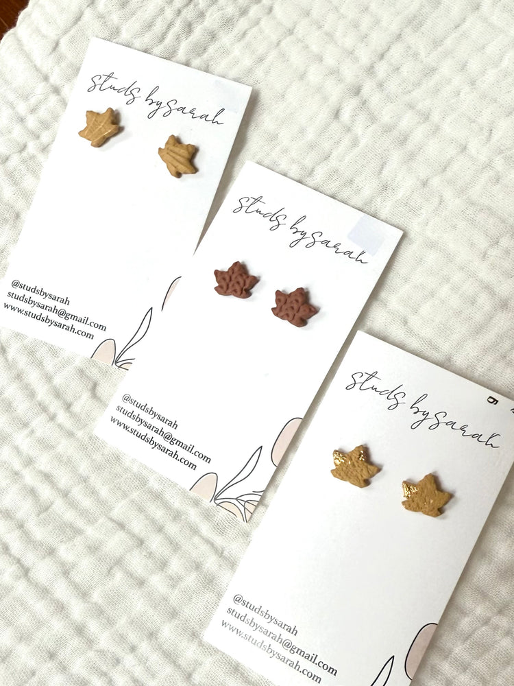 Mini Leaves Studs