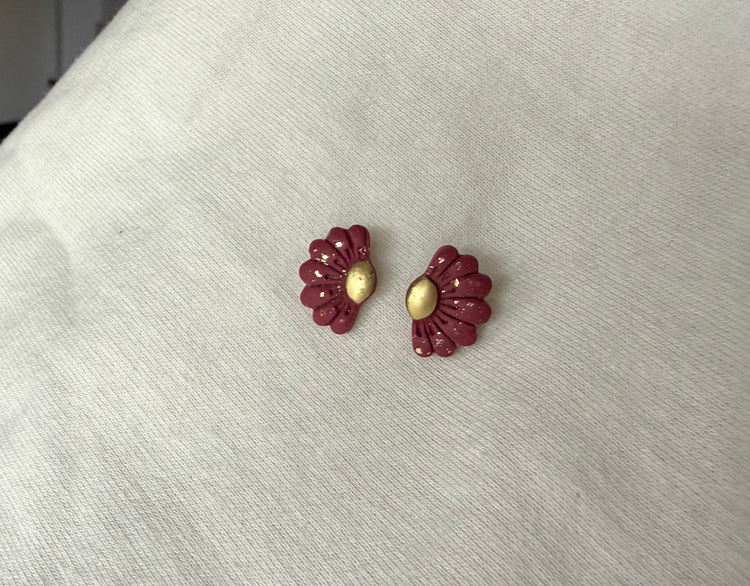 Semi Flower Studs