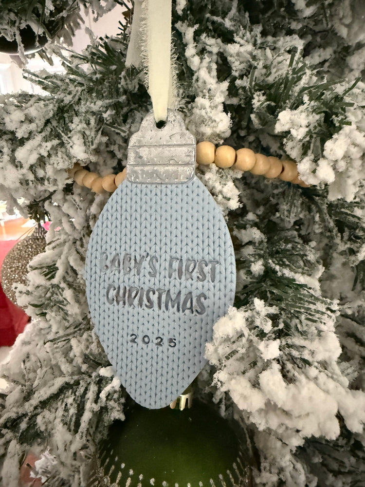 Baby’s First Christmas Ornament - Bulb