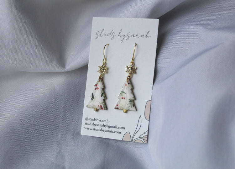 Snowflake Topped Trees