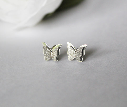 Layered Butterfly Studs