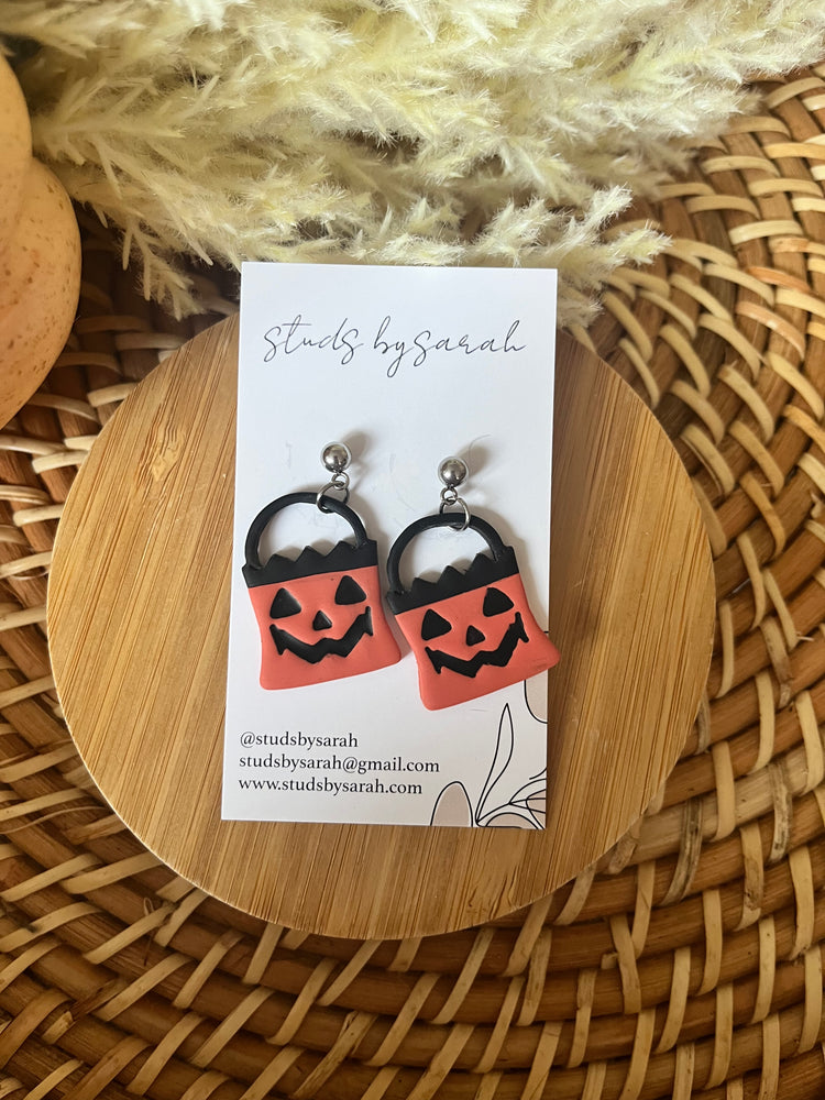 Trick or Treat Clay Dangles