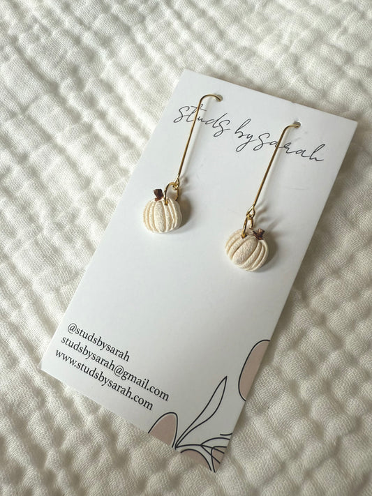 Mini Pumpkin Long Dangles