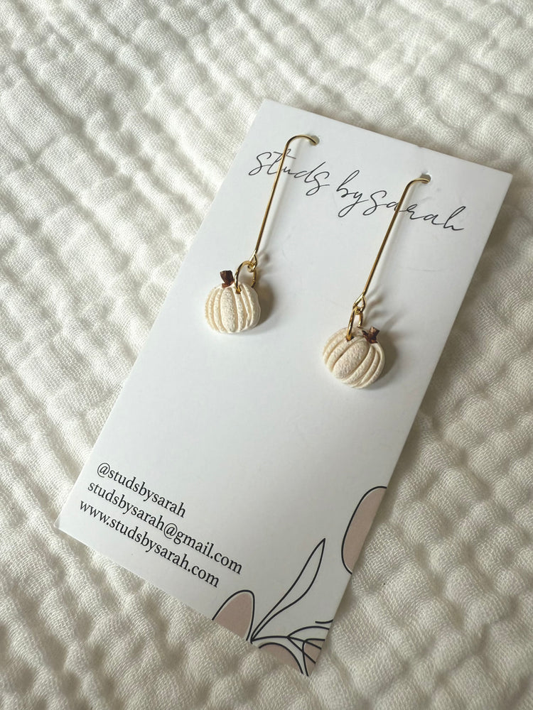 Mini Pumpkin Long Dangles