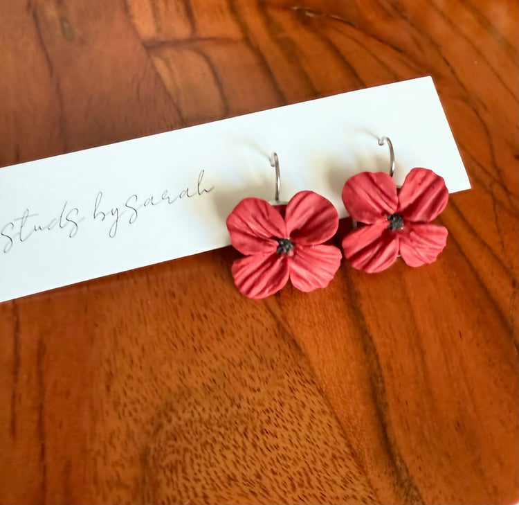 Large Clay Poppies (Textured)